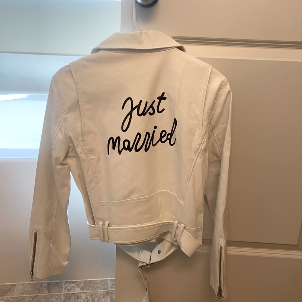 “Just married” Fashion Nova jacket-SZ S